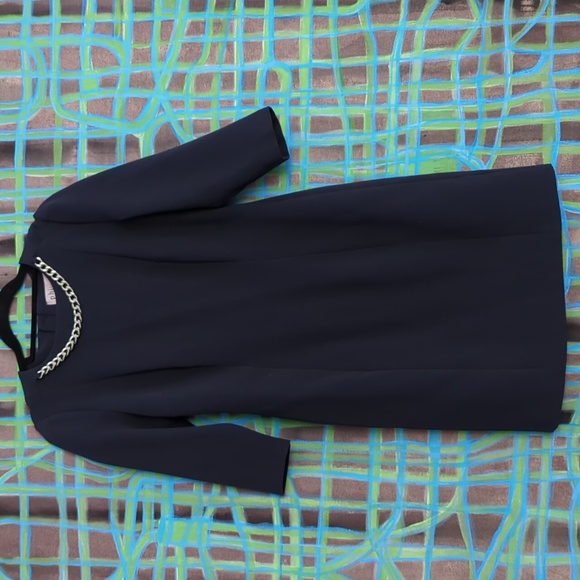 Philosophy 3/4 length sleeves dress in navy size 2 - Picture 1 of 11